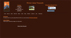 Desktop Screenshot of divinellamavineyards.com